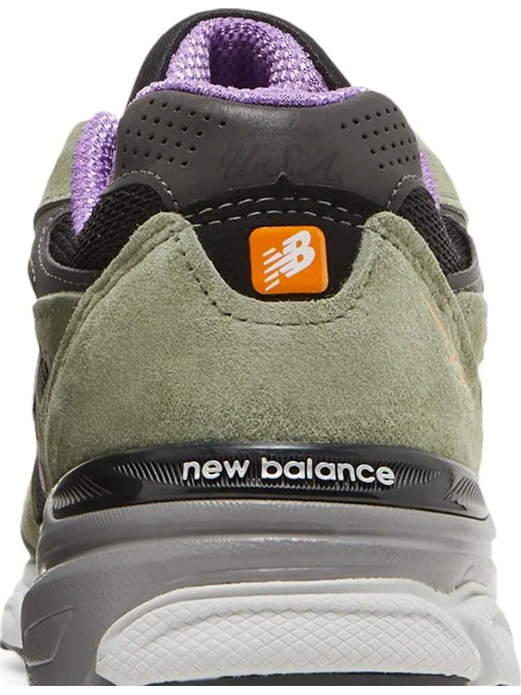 Кроссовки New Balance Teddy Santis x 990v3 Made In USA 'Olive Leaf' — изображение 7 из 8, зеленый