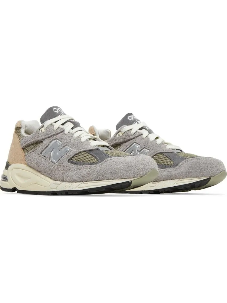Кроссовки New Balance Teddy Santis x 990v2 Made in USA 'Marblehead' — изображение 8 из 8, серый