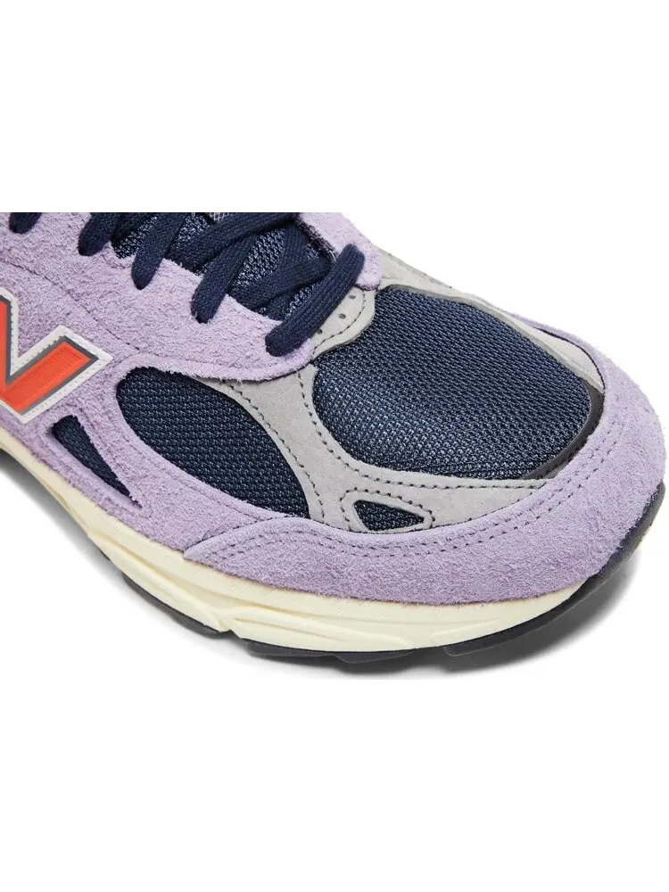 Кроссовки New Balance Teddy Santis x 990v3 Made in USA 'Raw Amethyst' — изображение 10 из 10, фиолетовый