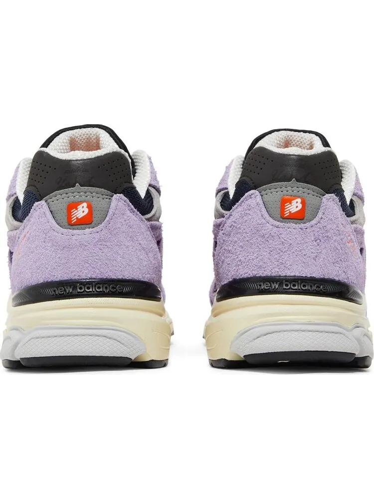 Кроссовки New Balance Teddy Santis x 990v3 Made in USA 'Raw Amethyst' — изображение 6 из 10, фиолетовый