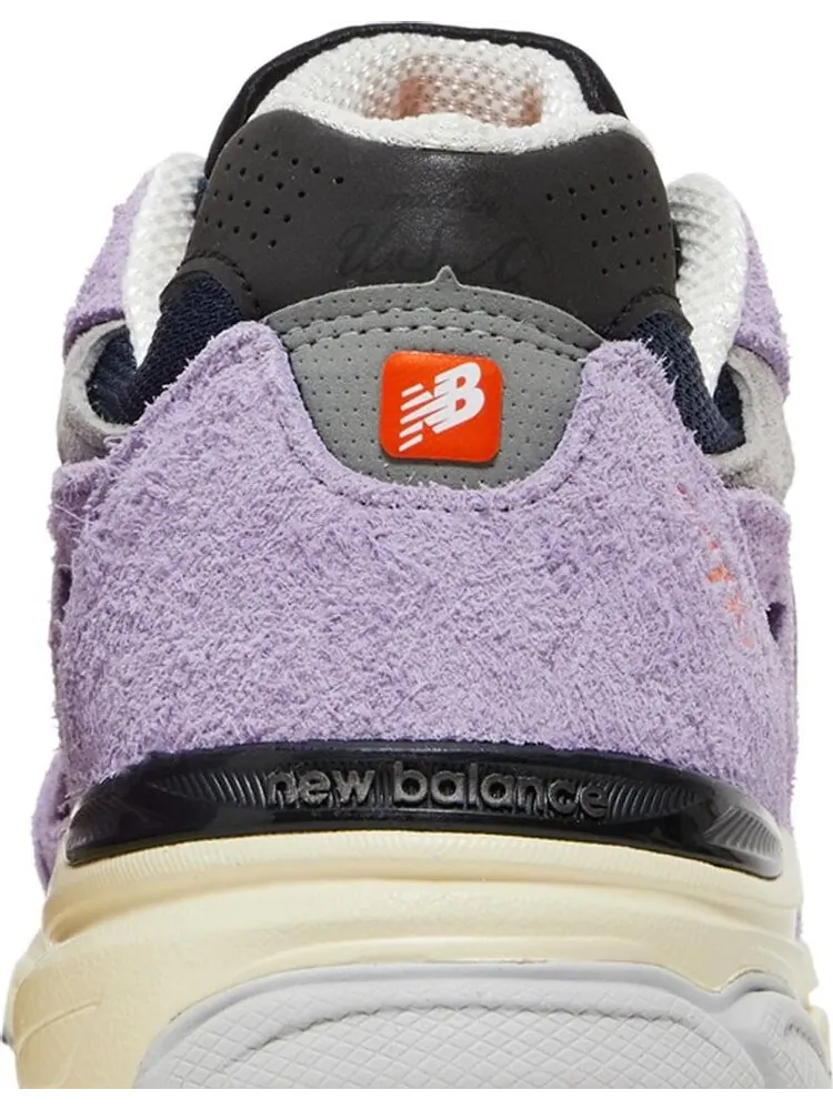 Кроссовки New Balance Teddy Santis x 990v3 Made in USA 'Raw Amethyst' — изображение 7 из 10, фиолетовый