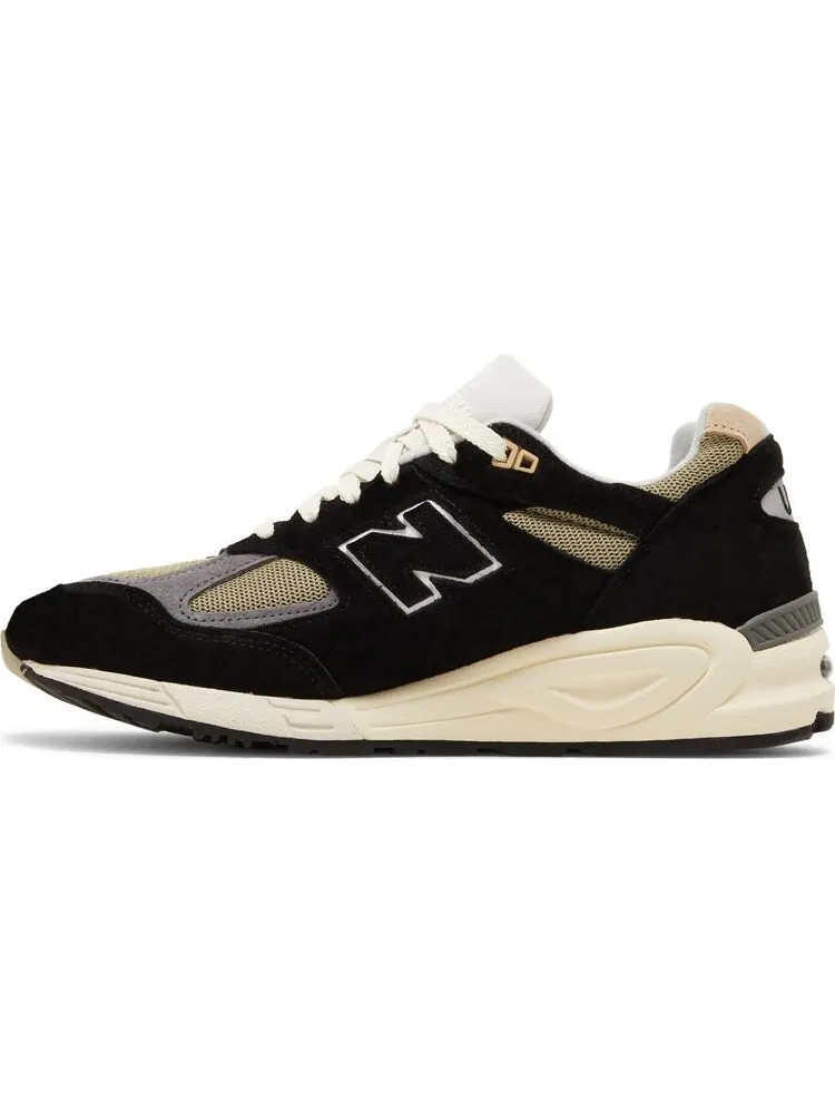 Кроссовки New Balance Teddy Santis x 990v2 Made in USA 'Black' — изображение 3 из 8, черный