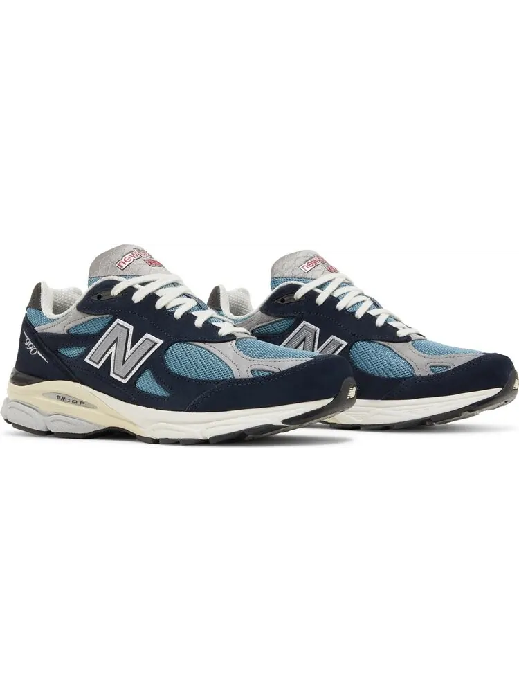 Кроссовки New Balance Teddy Santis x 990v3 Made in USA 'Navy' — изображение 8 из 8, синий