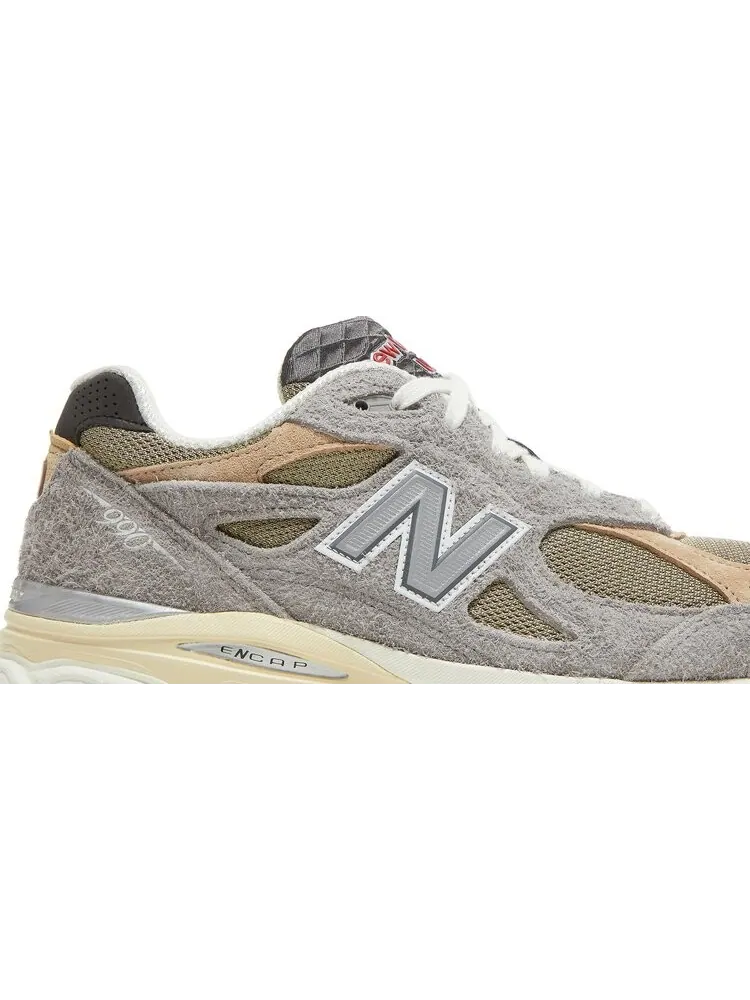 Кроссовки New Balance Teddy Santis x 990v3 Made In USA 'Marblehead' — изображение 2 из 8, серый