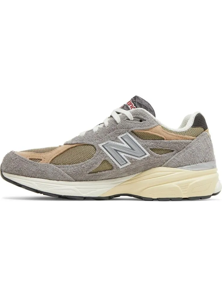 Кроссовки New Balance Teddy Santis x 990v3 Made In USA 'Marblehead' — изображение 3 из 8, серый