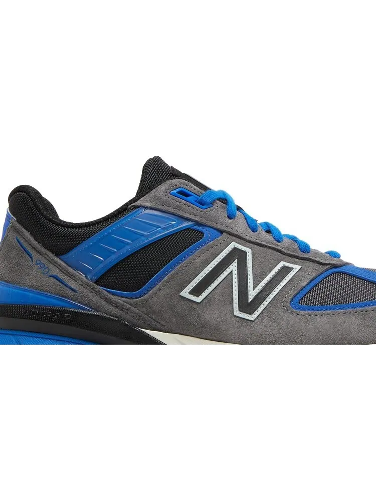 Кроссовки New Balance 990v5 Trail Made in USA 'Magnet Cobalt Blue' — изображение 2 из 8, серый