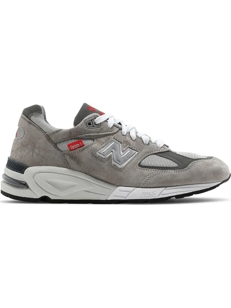 Кроссовки New Balance 990v2 Made in USA — изображение 1 из 8, серый/красный