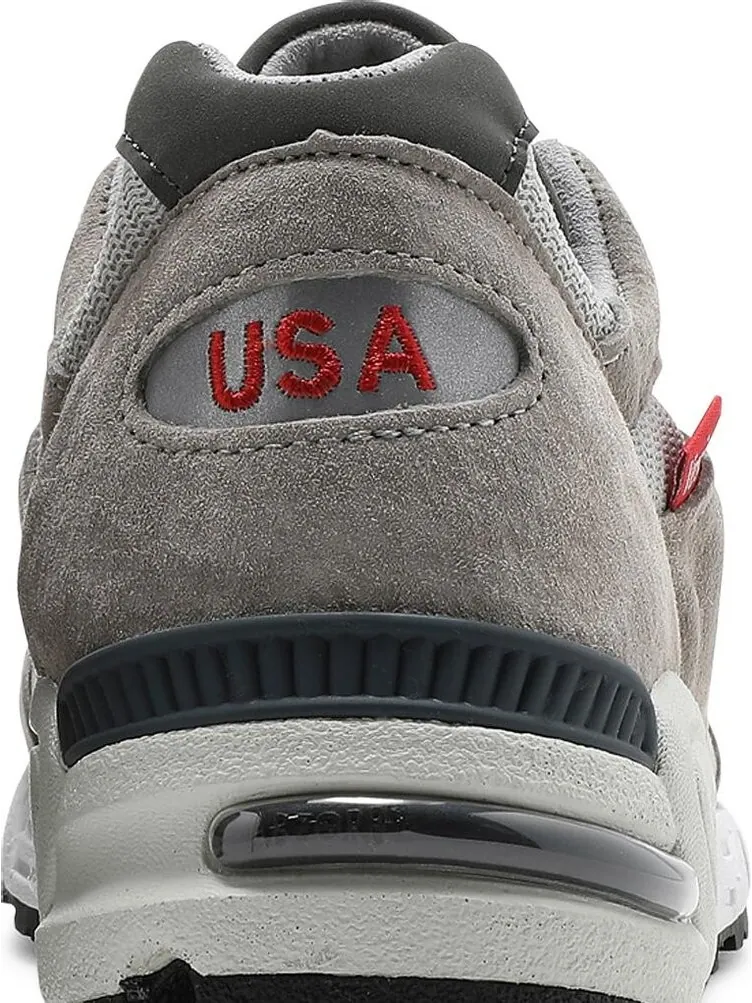 Кроссовки New Balance 990v2 Made in USA — изображение 7 из 8, серый/красный