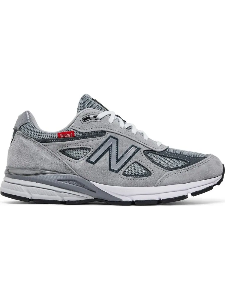 Кроссовки New Balance 990v4 Made In USA 'Red Label - Grey' — изображение 1 из 8, серый