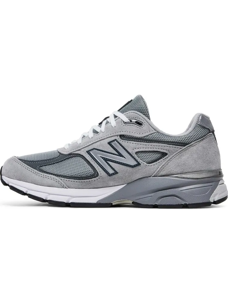 Кроссовки New Balance 990v4 Made In USA 'Red Label - Grey' — изображение 3 из 8, серый