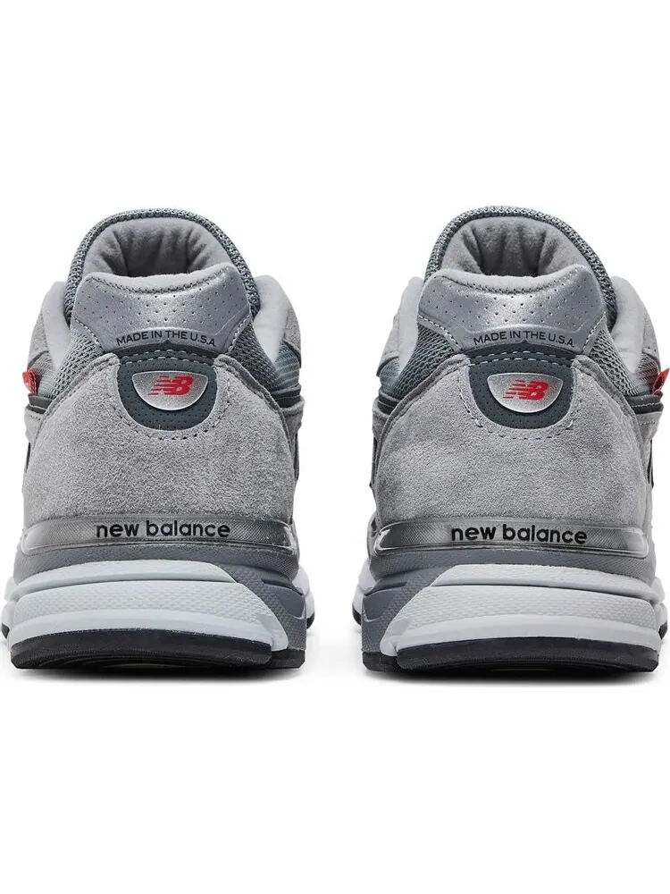 Кроссовки New Balance 990v4 Made In USA 'Red Label - Grey' — изображение 6 из 8, серый