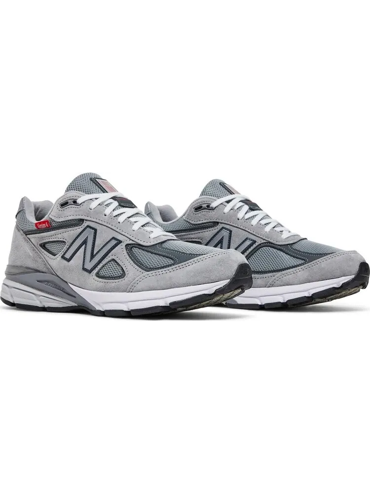 Кроссовки New Balance 990v4 Made In USA 'Red Label - Grey' — изображение 8 из 8, серый