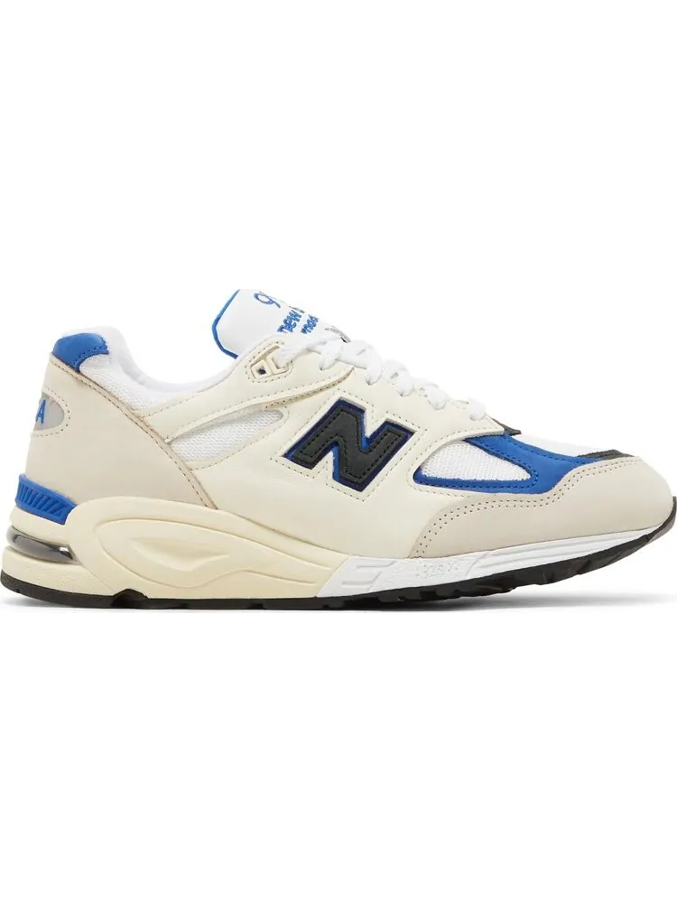 Кроссовки New Balance Teddy Santis x 990v2 Made in USA 'White Blue' — изображение 1 из 8, белый