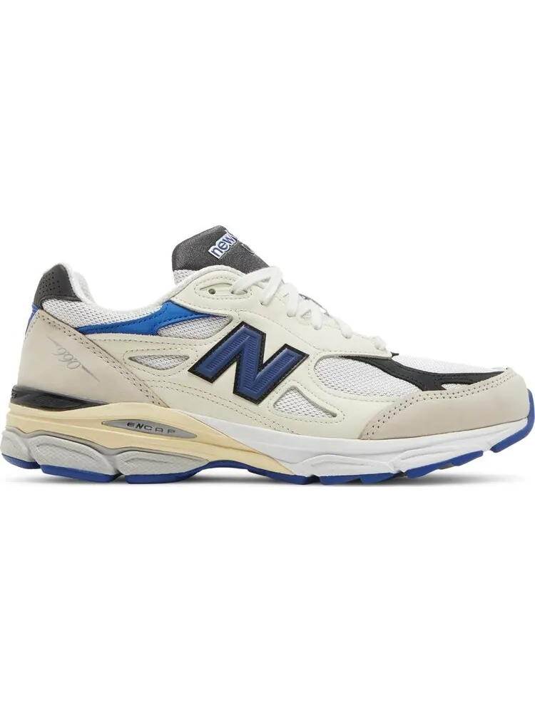 Кроссовки New Balance Teddy Santis x 990v3 Made in USA 'White Blue' — изображение 1 из 8, белый