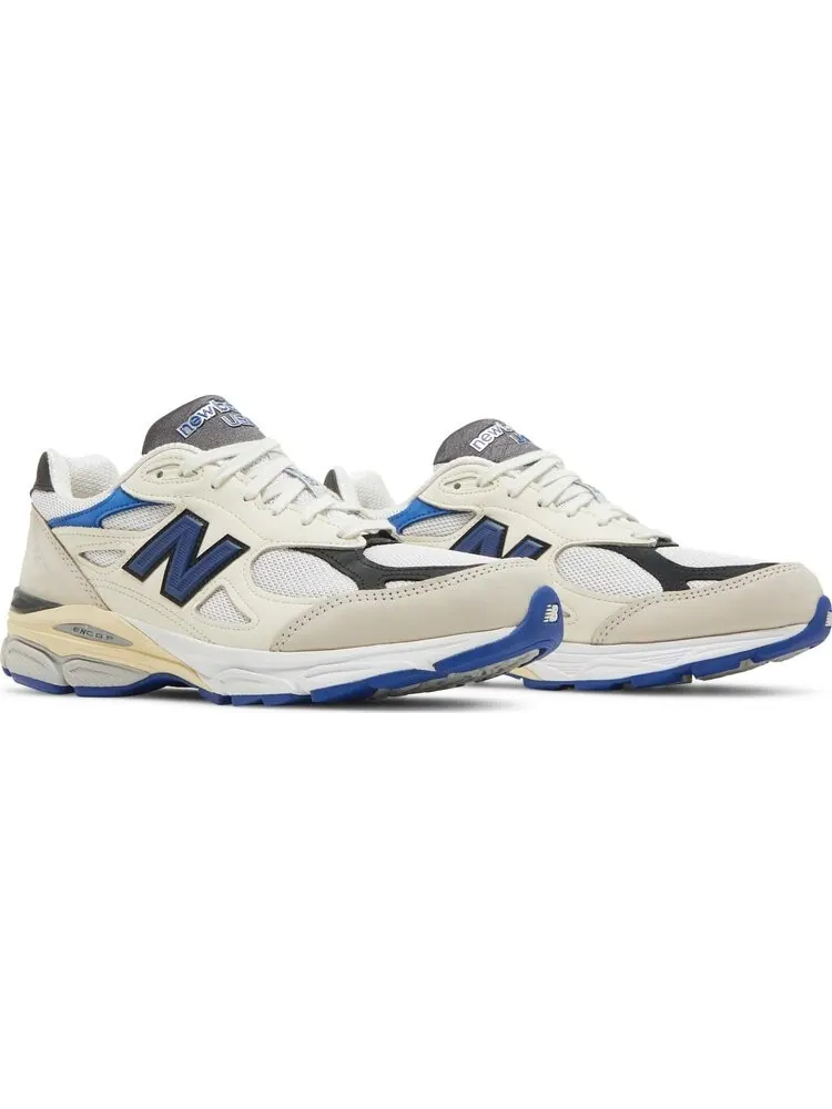 Кроссовки New Balance Teddy Santis x 990v3 Made in USA 'White Blue' — изображение 8 из 8, белый