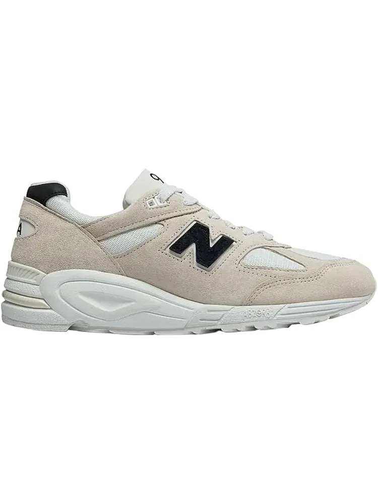 Кроссовки New Balance 990v2 Made in USA 'Beige Black' — изображение 1 из 1, белый