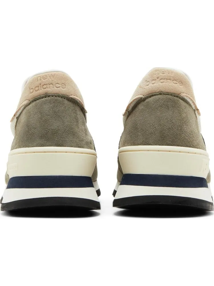 Кроссовки New Balance Teddy Santis x 990v1 Made in USA 'Grey' — изображение 6 из 8, серый