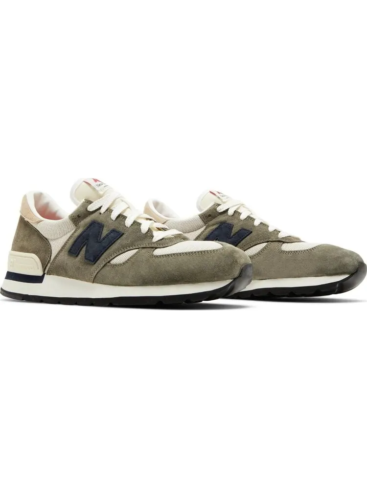 Кроссовки New Balance Teddy Santis x 990v1 Made in USA 'Grey' — изображение 8 из 8, серый