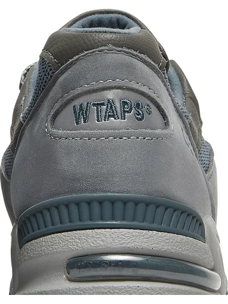 Кроссовки New Balance WTAPS x 990v2 Made In USA 'Grey' — изображение 7 из 8, зеленый