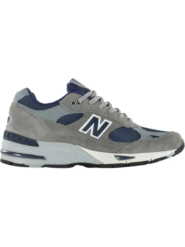 Кроссовки высокие New Balance 991 Made in England — изображение 1 из 1, серый/синий
