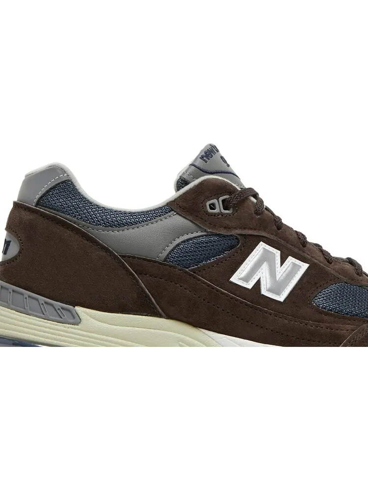 Кроссовки New Balance 991 Made In England 'Brown' — изображение 2 из 8, коричневый