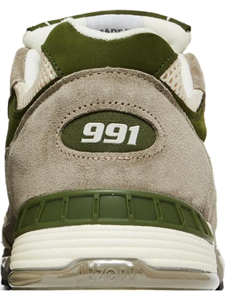 Кроссовки New Balance Aimé Leon Dore x 991 Made in England 'Grey' — изображение 7 из 10, серый