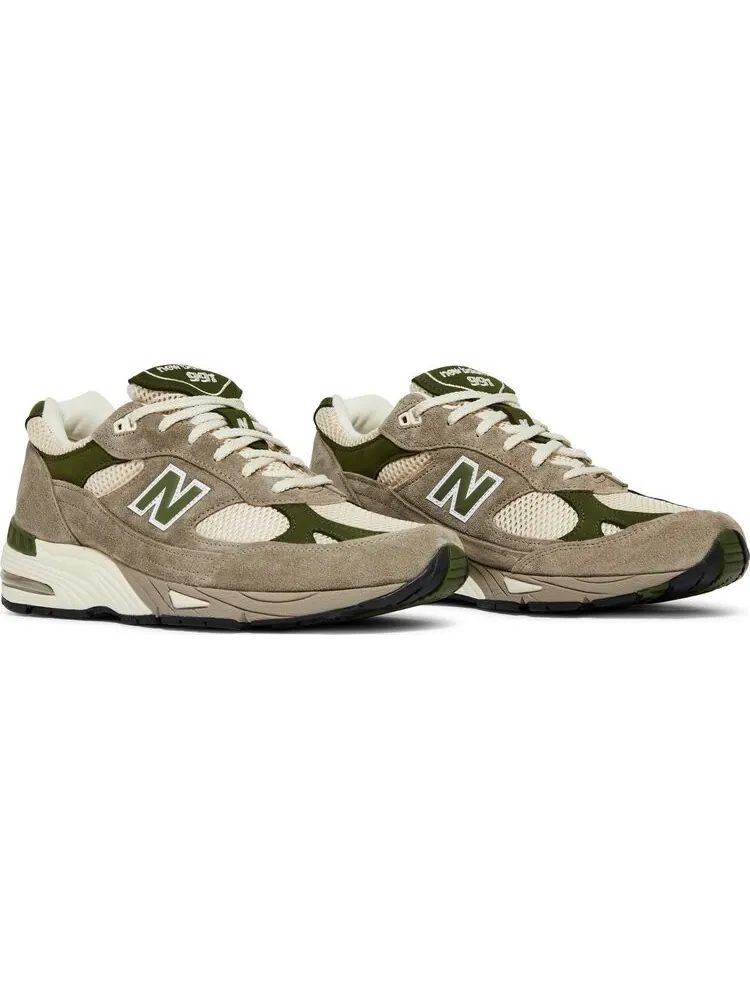 Кроссовки New Balance Aimé Leon Dore x 991 Made in England 'Grey' — изображение 8 из 10, серый