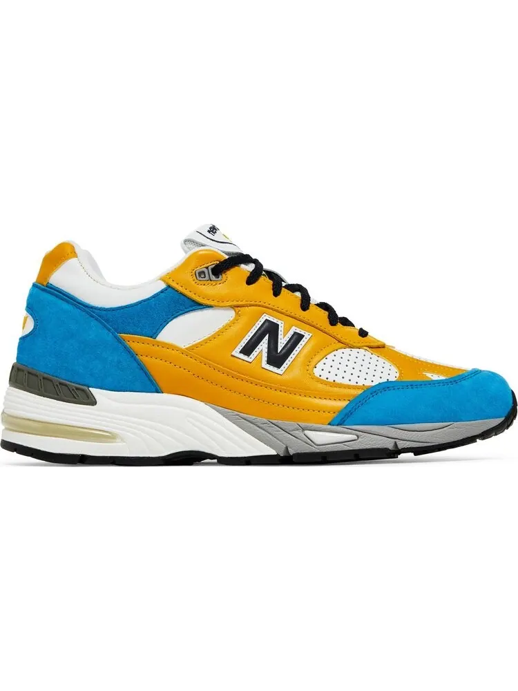 Кроссовки New Balance Sneakersnstuff x 991 Made in England 'Blue Yellow' — изображение 1 из 8, оранжевый