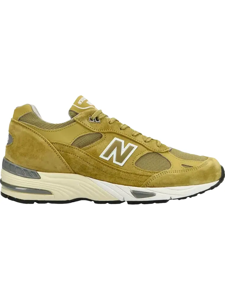 Кроссовки New Balance 991 Made in England 'Green Moss' — изображение 1 из 1, зеленый