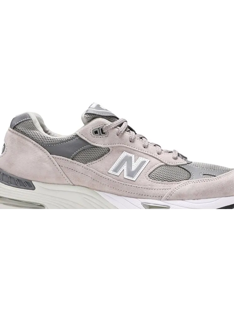 Кроссовки New Balance 991 Made in England 'Grey White' — изображение 2 из 8, серый