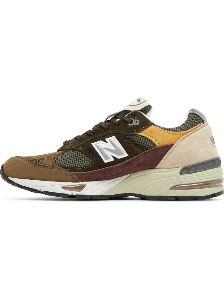 Кроссовки New Balance 991 Made in England 'Desaturated' — изображение 3 из 8, зеленый