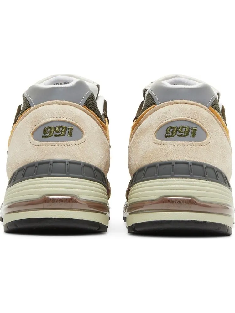 Кроссовки New Balance 991 Made in England 'Desaturated' — изображение 6 из 8, зеленый