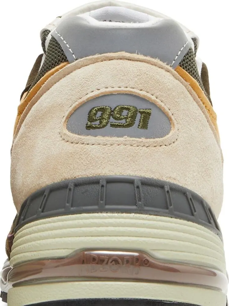 Кроссовки New Balance 991 Made in England 'Desaturated' — изображение 7 из 8, зеленый