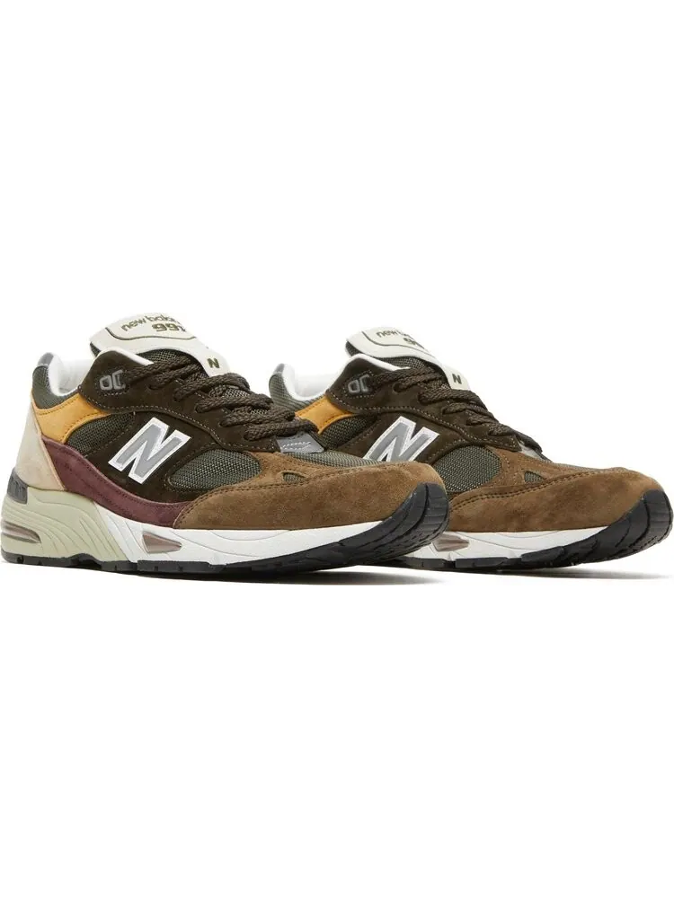 Кроссовки New Balance 991 Made in England 'Desaturated' — изображение 8 из 8, зеленый