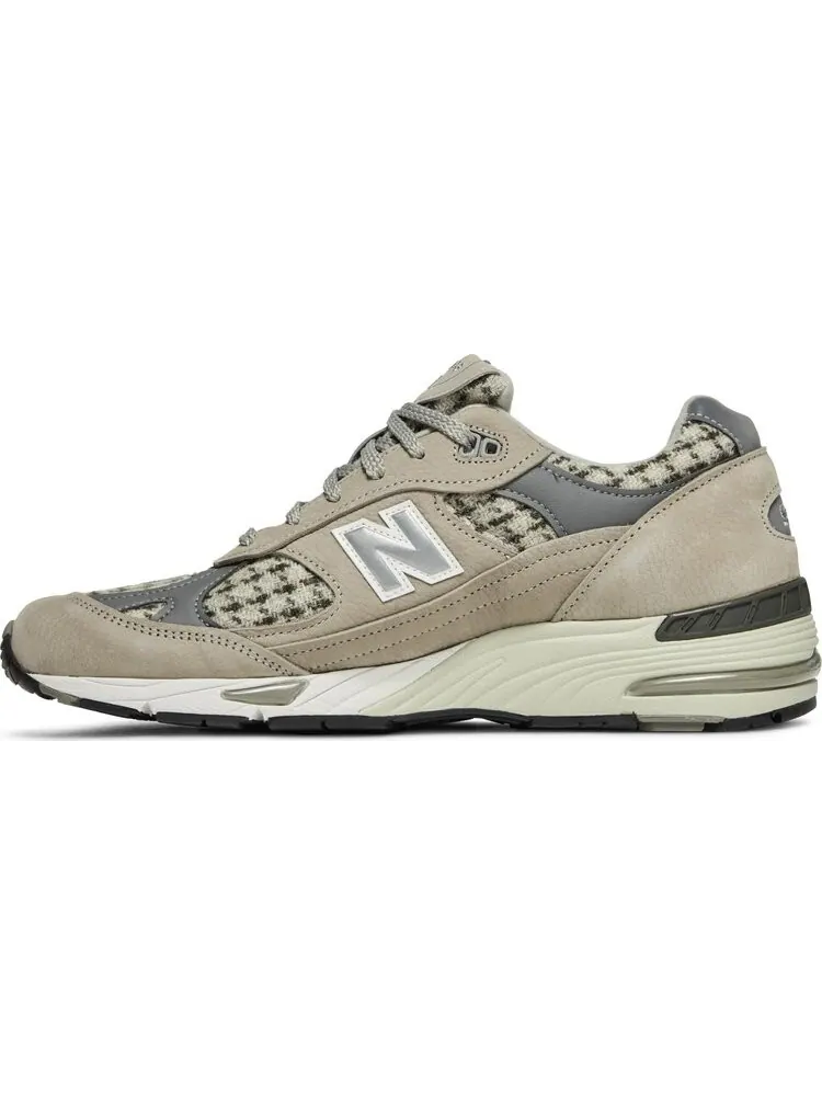 Кроссовки New Balance Harris Tweed x 991 Made In England 'Houndstooth' — изображение 3 из 8, коричневый