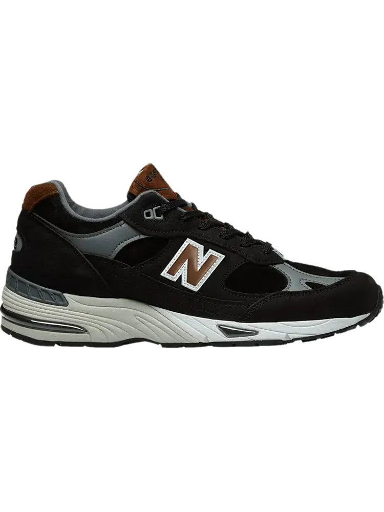Кроссовки New Balance 991 Made In England 'Black Brown' — изображение 1 из 1, черный