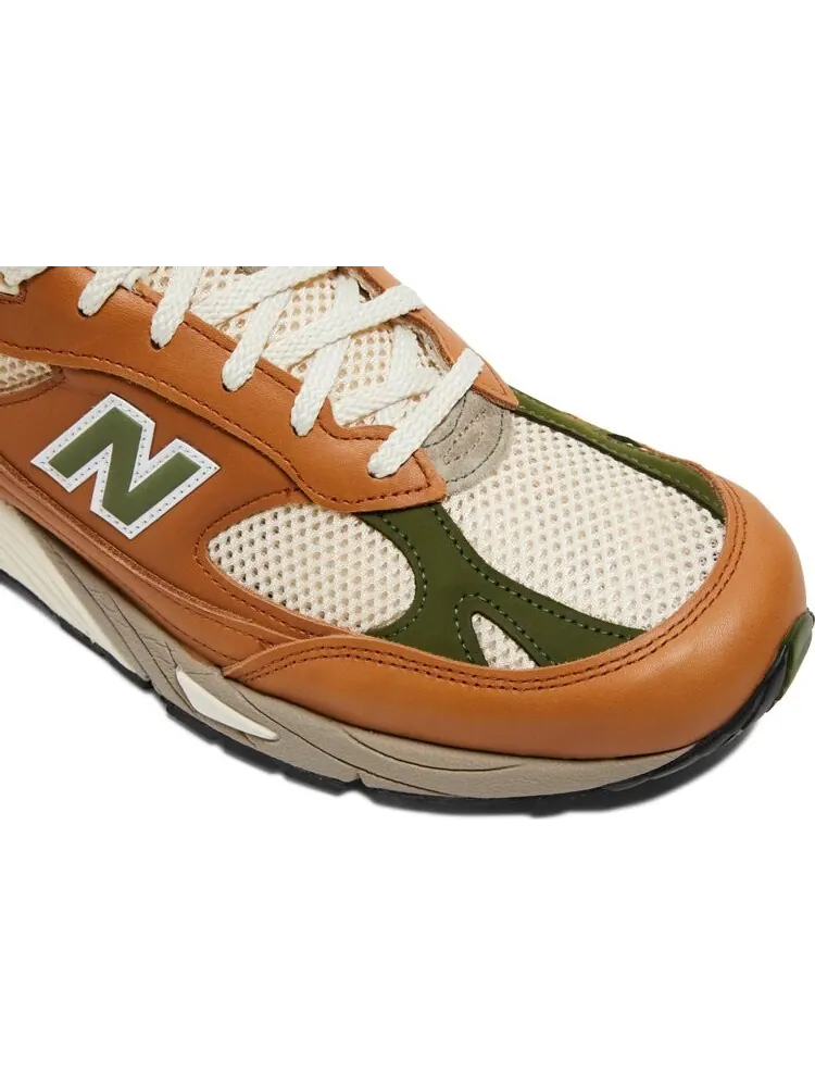 Кроссовки New Balance Aimé Leon Dore x 991 Made in England 'Tan' — изображение 10 из 10, загар