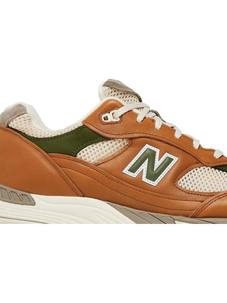 Кроссовки New Balance Aimé Leon Dore x 991 Made in England 'Tan' — изображение 2 из 10, загар