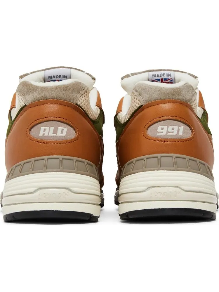 Кроссовки New Balance Aimé Leon Dore x 991 Made in England 'Tan' — изображение 6 из 10, загар