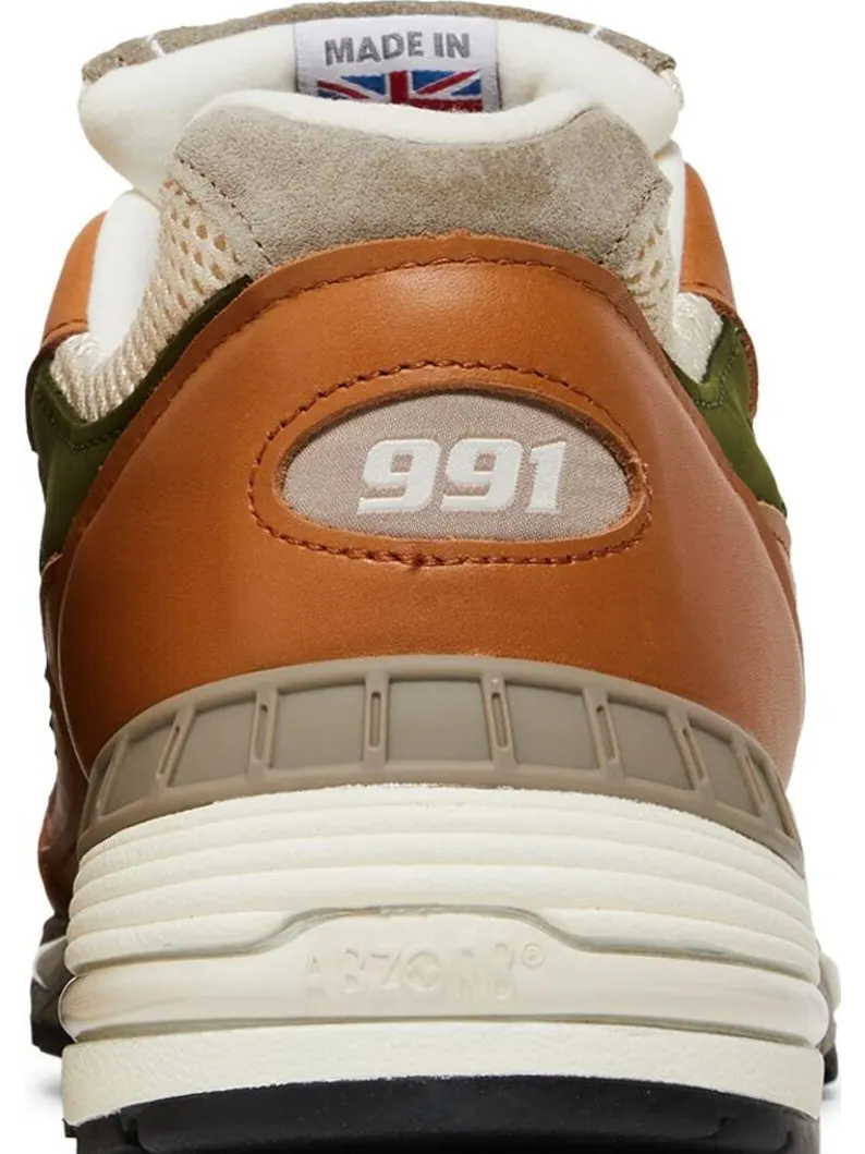 Кроссовки New Balance Aimé Leon Dore x 991 Made in England 'Tan' — изображение 7 из 10, загар