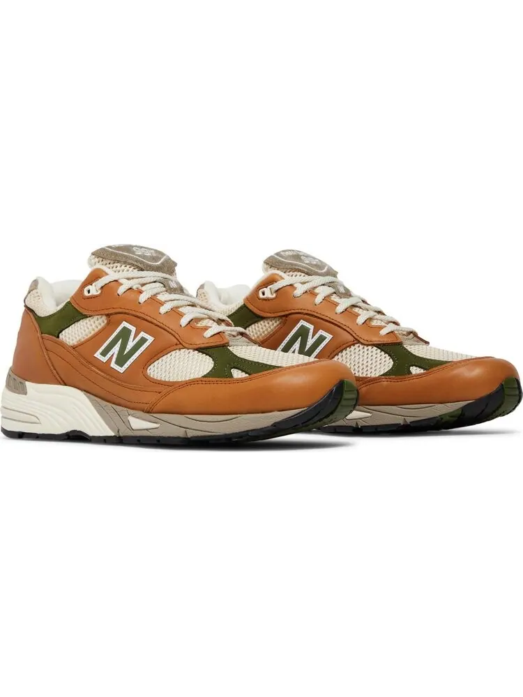 Кроссовки New Balance Aimé Leon Dore x 991 Made in England 'Tan' — изображение 8 из 10, загар