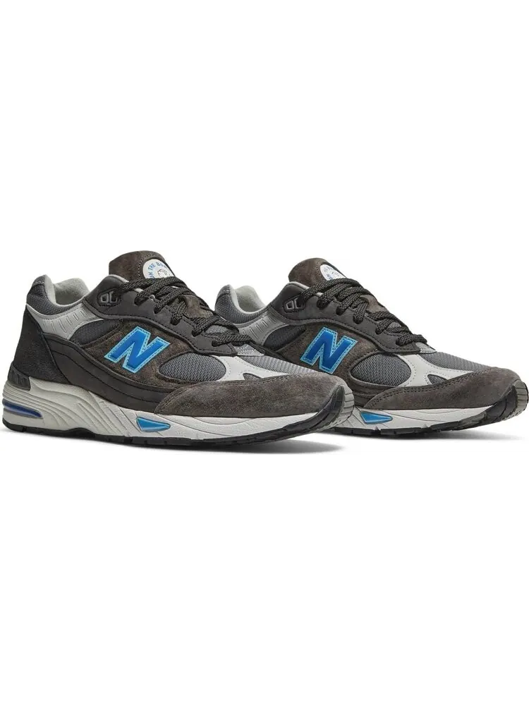Кроссовки New Balance Run The Boroughs x 991 Made in England 'London Marathon' — изображение 8 из 8, серый