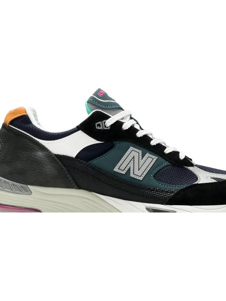 Кроссовки New Balance 991 Made in England 'Black Blue' — изображение 2 из 8, черный