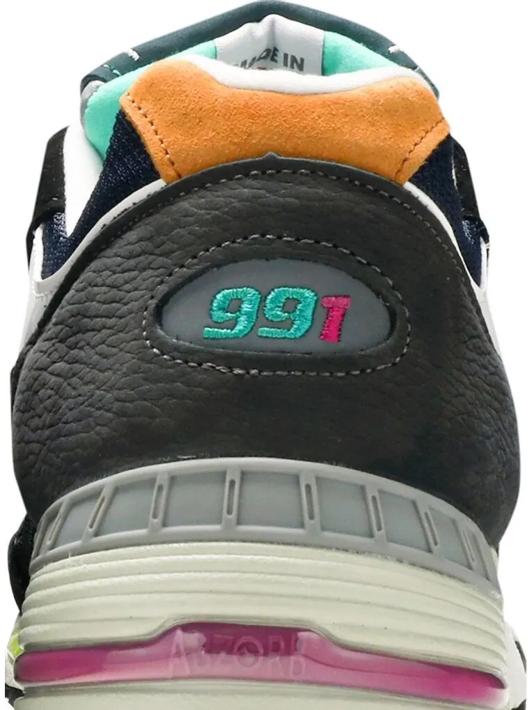 Кроссовки New Balance 991 Made in England 'Black Blue' — изображение 7 из 8, черный