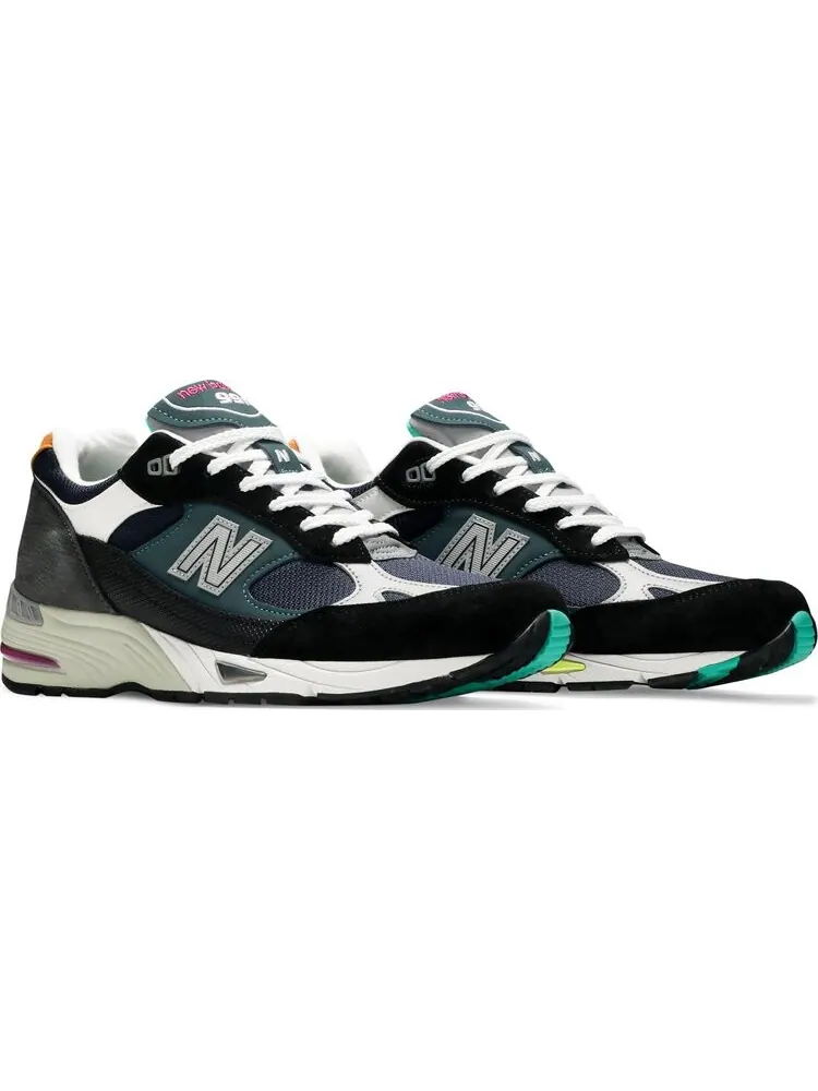 Кроссовки New Balance 991 Made in England 'Black Blue' — изображение 8 из 8, черный