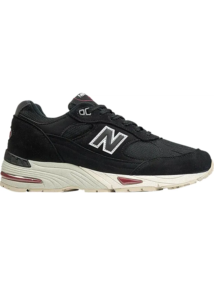 Кроссовки New Balance 991 Made in England 'Black Red' — изображение 1 из 1, черный