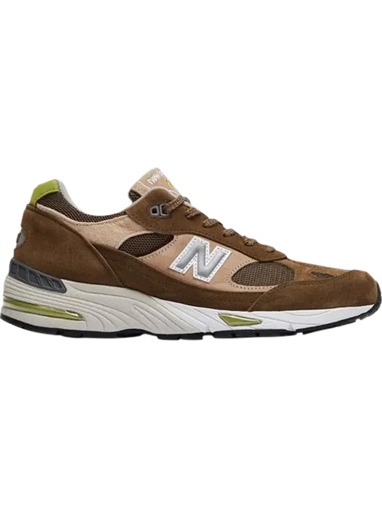Кроссовки New Balance 991 Made in England — изображение 1 из 1, коричневый/розовый
