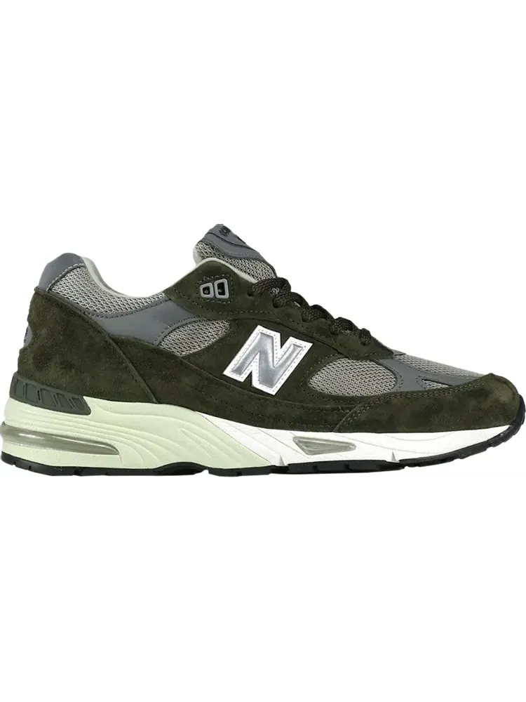 Кроссовки New Balance 991 Made In England 'Dark Green' — изображение 1 из 1, зеленый