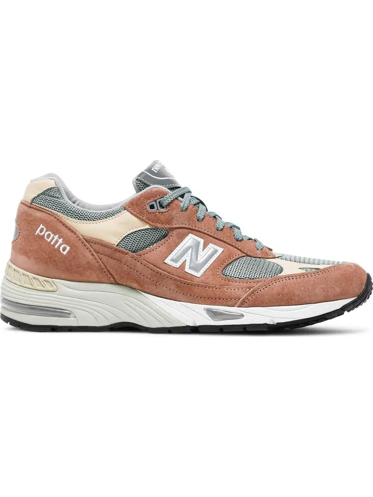 Кроссовки New Balance Patta x 991 Made in England 'Dusty Pink' — изображение 1 из 8, розовый