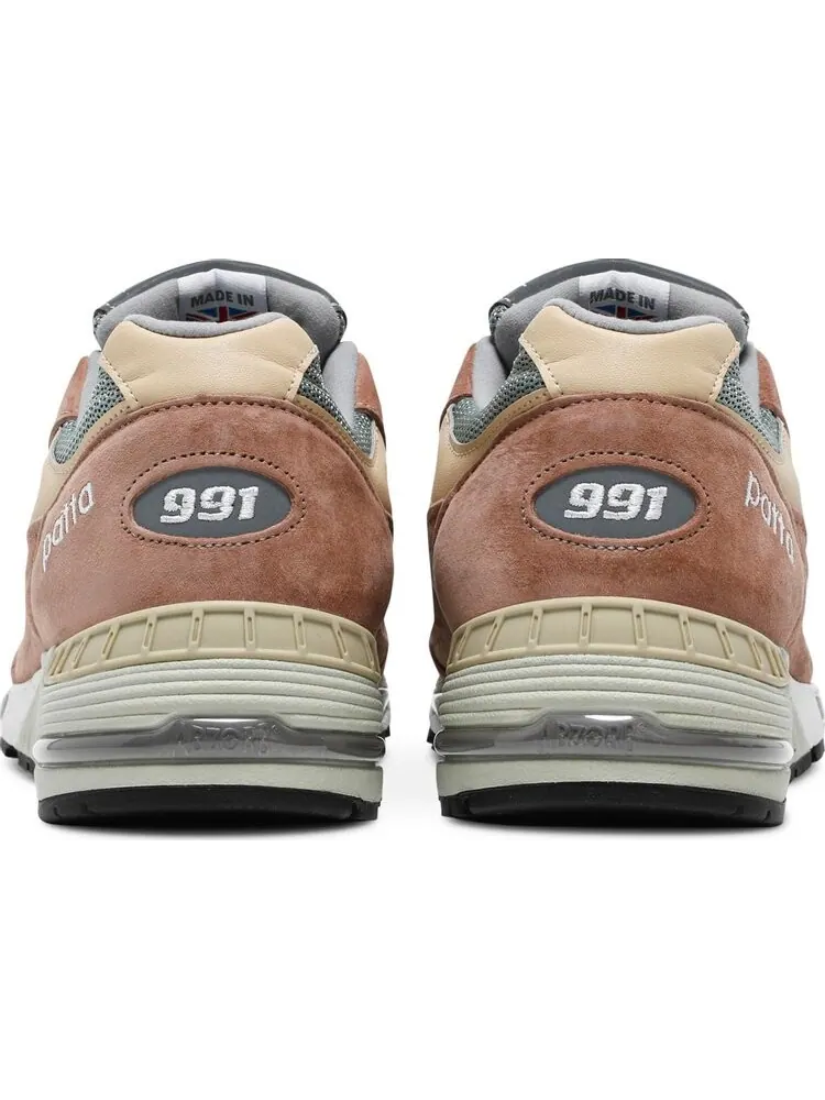 Кроссовки New Balance Patta x 991 Made in England 'Dusty Pink' — изображение 6 из 8, розовый